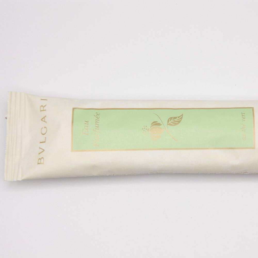 BVLGARI au thé Vert ( Green Tea ) Pack of 10 NEW 12g Oshibori Refreshing Towel